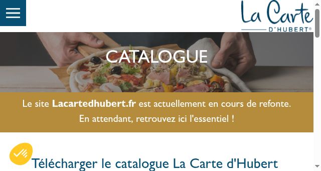 Screenshot of lacartedhubert.fr