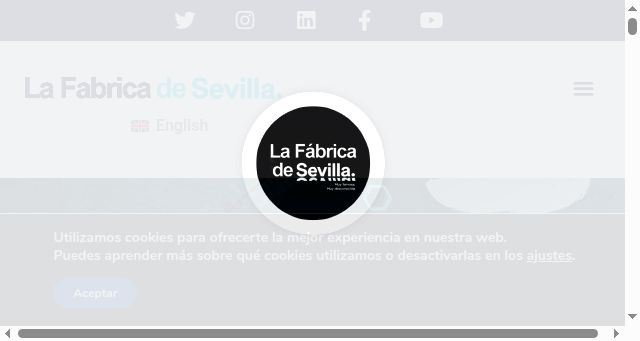 Screenshot of lafabricadesevilla.com