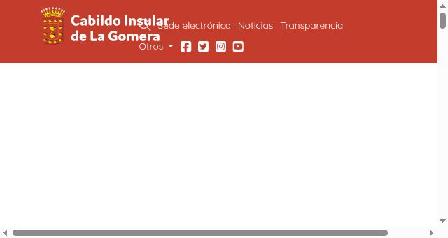 Screenshot of lagomera.es
