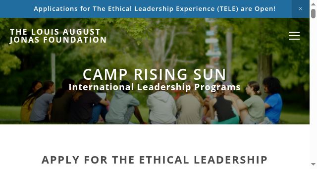 Screenshot of lajf.org