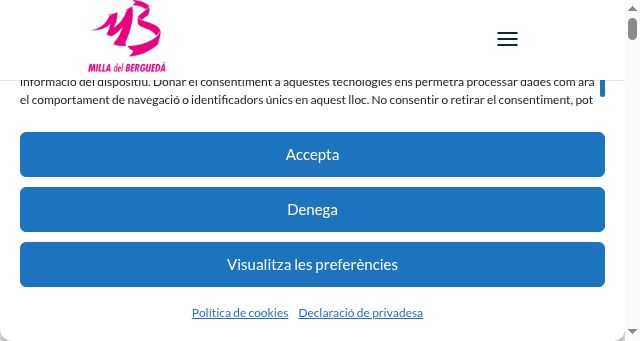 Screenshot of lamilladelbergueda.org