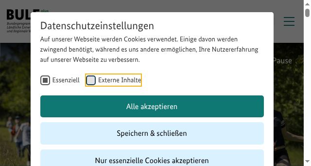Screenshot of land-zukunft.de