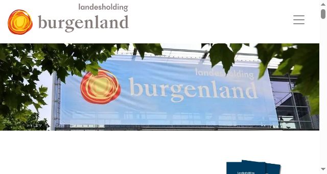 Screenshot of landesholding-burgenland.at