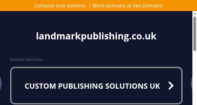 Screenshot of landmarkpublishing.co.uk