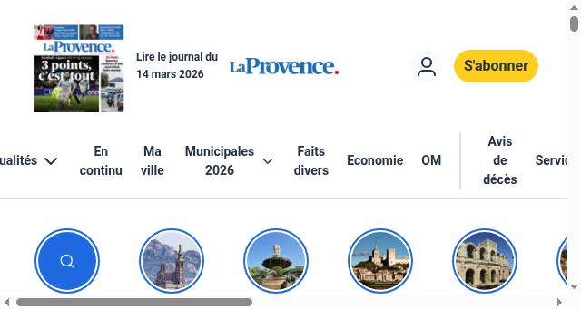 Screenshot of laprovence.com