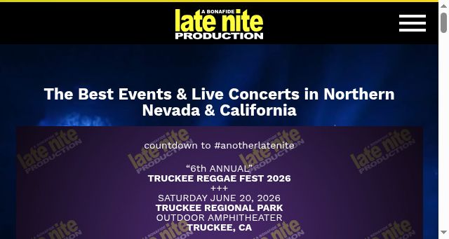 Screenshot of lateniteproductions.com