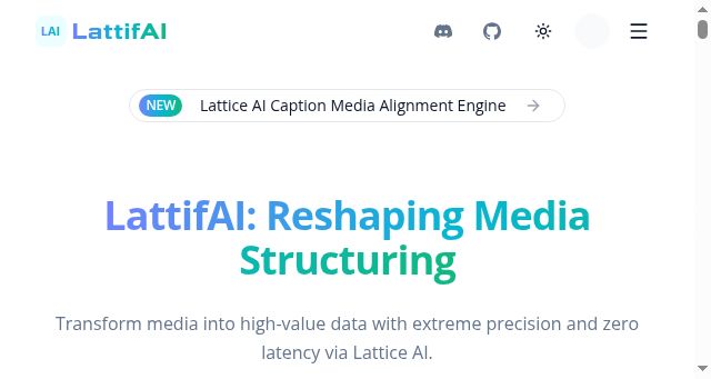 Screenshot of lattifai.com