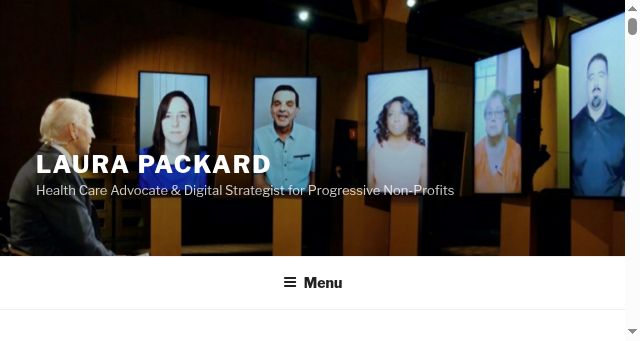 Screenshot of laurapackard.com