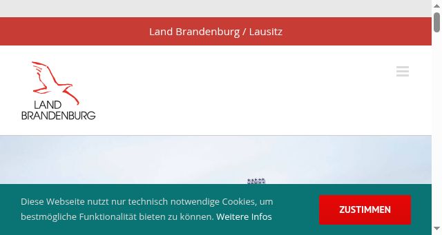 Screenshot of lausitz-brandenburg.de