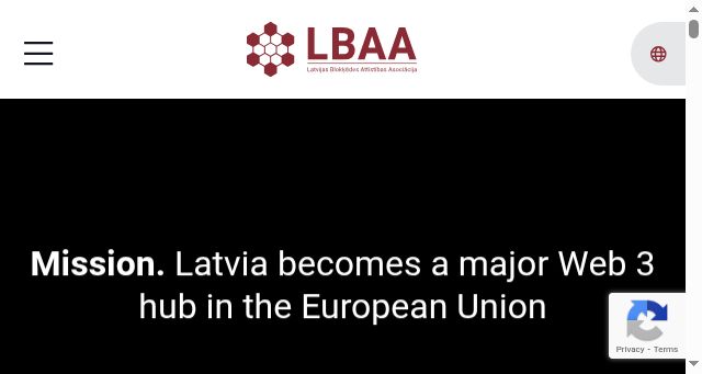 Screenshot of lbaa.io