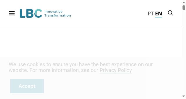Screenshot of lbc-global.com