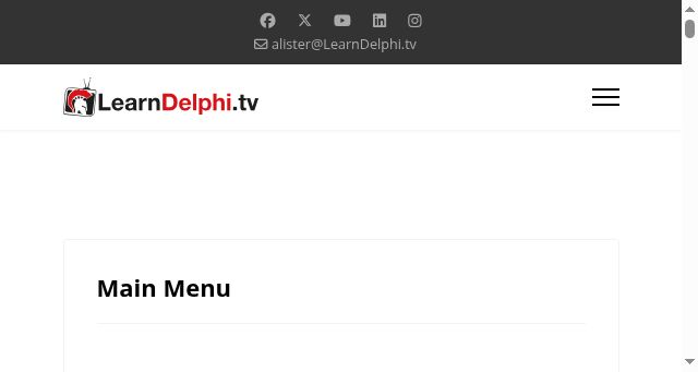 Screenshot of learndelphi.tv