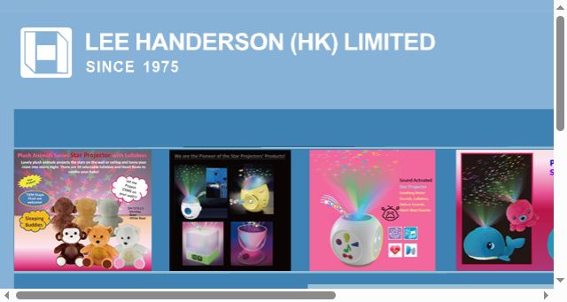 Screenshot of leehanderson.com