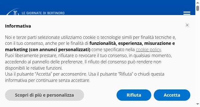 Screenshot of legiornatedibertinoro.it