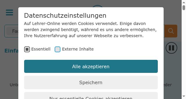 Screenshot of lehrer-online.de