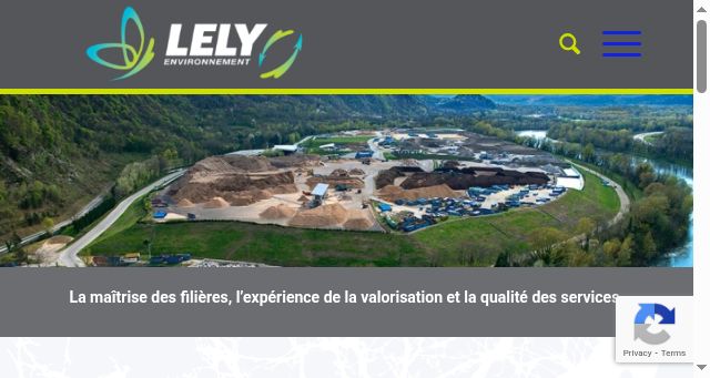 Screenshot of lely-environnement.fr