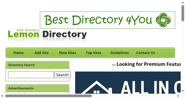 Screenshot of lemon-directory.com