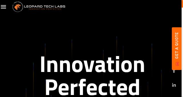 Screenshot of leopardtechlabs.com