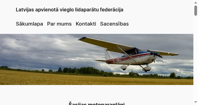 Screenshot of lidmasinas.lv