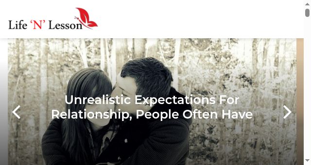 Screenshot of lifenlesson.com
