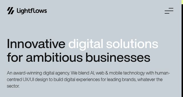 Screenshot of lightflows.co.uk