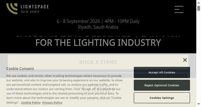 Screenshot of lightingdesign-techexpo.com
