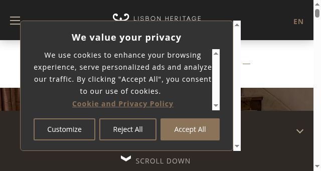 Screenshot of lisbonheritagehotels.com