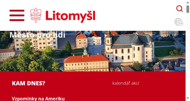 Screenshot of litomysl.cz
