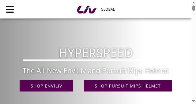 Screenshot of liv-cycling.com