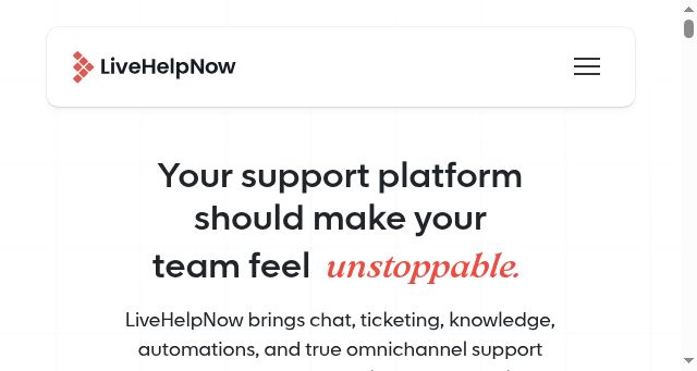 Screenshot of livehelpnow.net