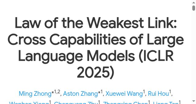 Screenshot of llm-cross-capabilities.org