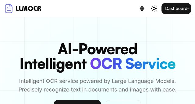 Screenshot of llmocr.com