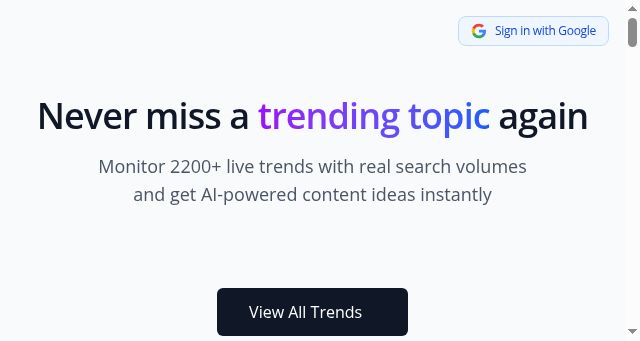Screenshot of llmseotrends.com