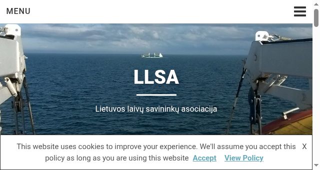 Screenshot of llsa.lt