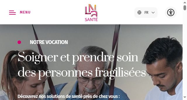 Screenshot of lna-sante.com