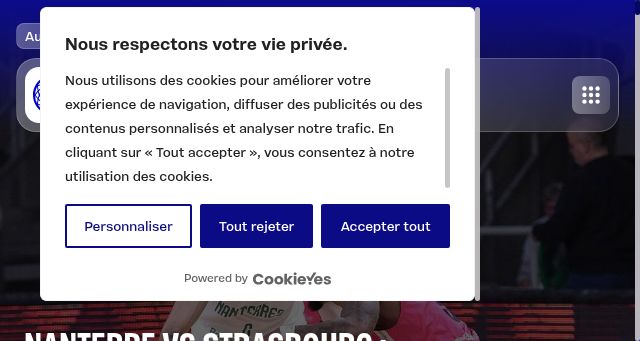 Screenshot of lnb.fr