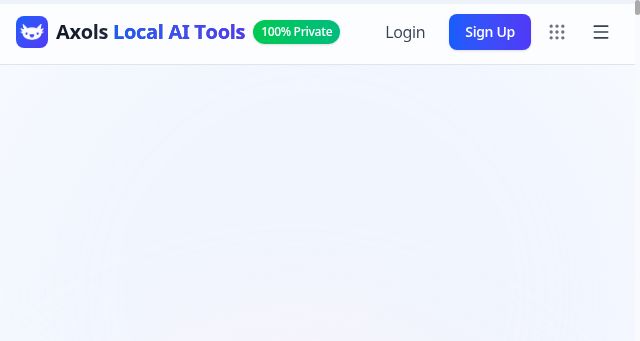 Screenshot of localai.tools