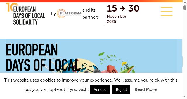 Screenshot of localsolidaritydays.eu