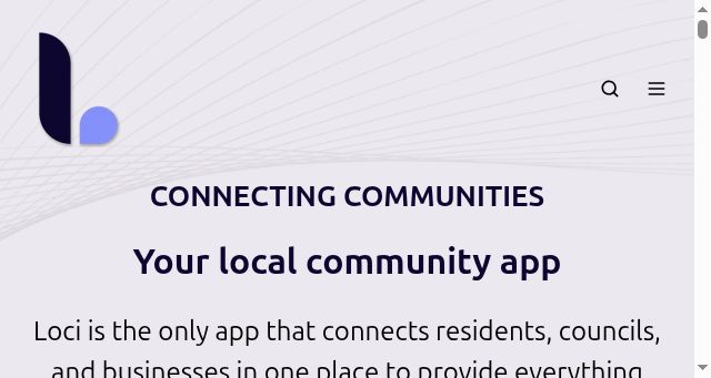 Screenshot of lociapp.co.uk