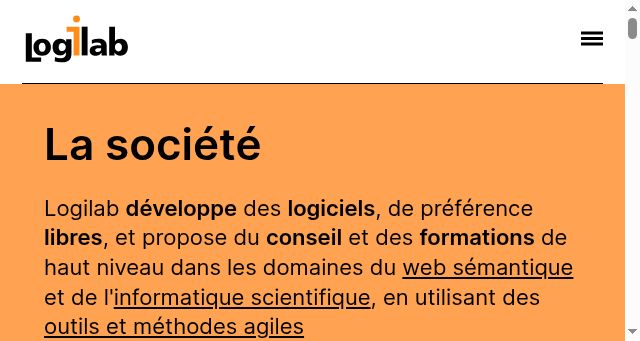 Screenshot of logilab.fr