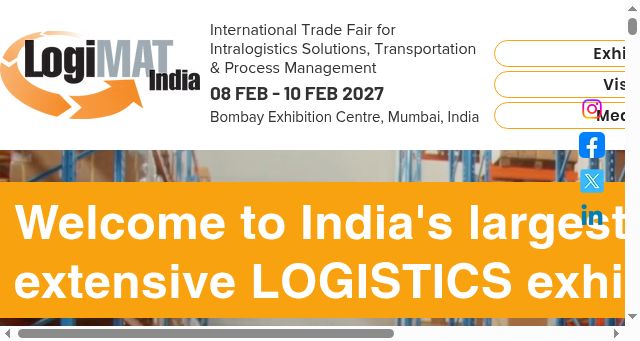 Screenshot of logimat.in