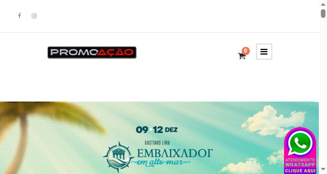 Screenshot of lojapromoacao.com.br