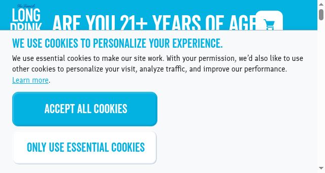 Screenshot of longdrink.com
