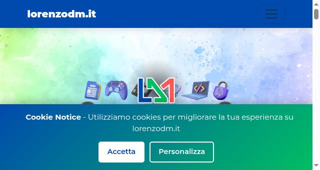 Screenshot of lorenzodm.it