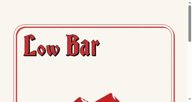Screenshot of lowbar.ca