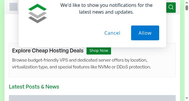 Screenshot of lowendbox.com