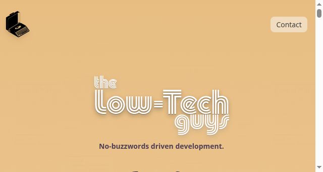 Screenshot of lowtechguys.com