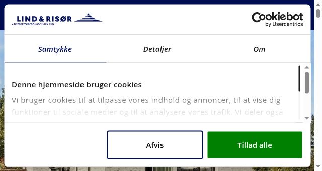 Screenshot of lr-hus.dk