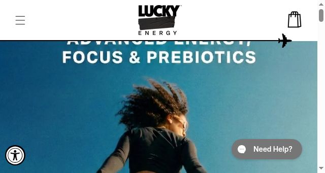Screenshot of luckybevco.com
