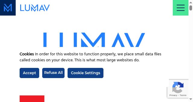 Screenshot of lumav.com